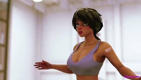 Anime Ebony Hotties Locker Room Fucking