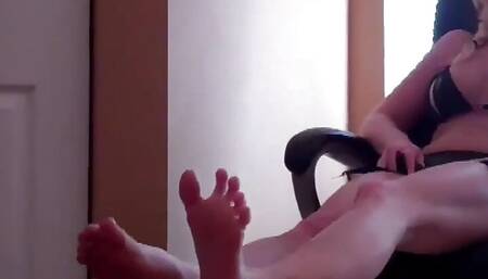 We are so turned on by each others feet