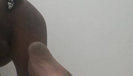 Once again Trying to push anal plug in peter6969pusy ass