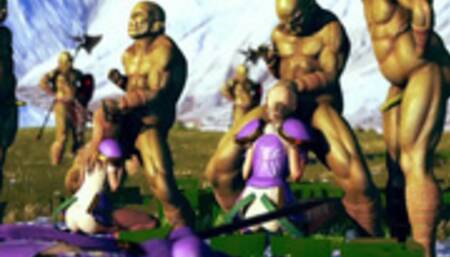 Female Knight Lose to Monster Ork - Episode.14