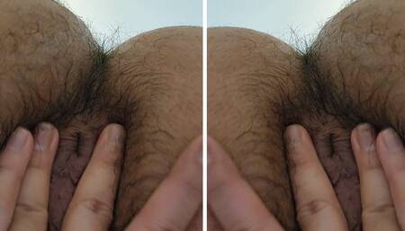 Indian Boy Teasing Fingering Hairy Ass BoiPoussy Close Up