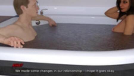 Hotwife Ashley: She Is In A hot Tub With Her Husband's Best Friend-Ep40