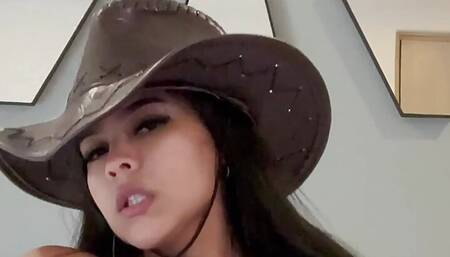 Riding Hard: Hot Latina Cowgirl Gets Wild in the Saddle! - Ivy Flores Leak