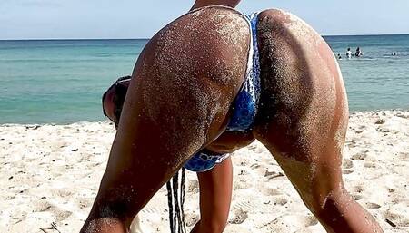 Khalessi 69 and Ebony Lesbian Girl Pussy Licking, Masturbation and Hot Tribbing Pussy Riding on Pussy After Beach