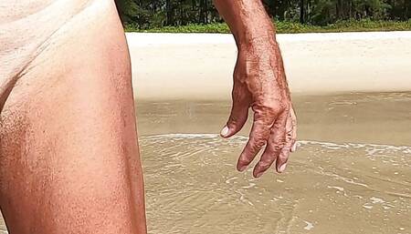 Joe spends several hours horny and completely naked on the beach in Khao Lak, Thailand