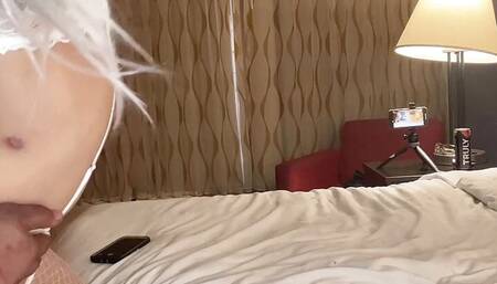Sissy Slut Lola Crystals getting rewarded by Big Black Dick Daddy