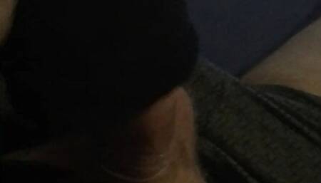 Masturbator fucking with condom