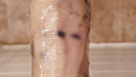 Taking 2 cocks stretching my ass