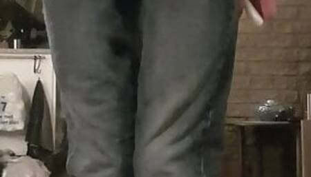 Wetting my jeans in the living room