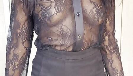 Can I run my small tits on your face
