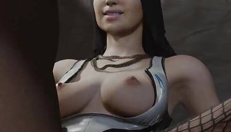 By SavageCabbage ( girl moans with big dick and shows her big tits and rich nipples) By SavageCabbage