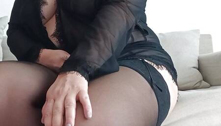 MILF with slaggy tits and sexy pussy