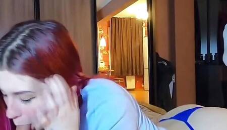 Blowing my boyfriend on broadcast