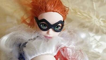 Batgirl traps harley quinn  dolls cum tribute