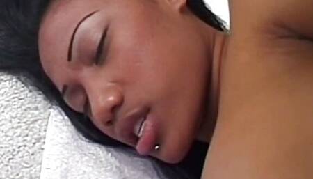Sexy ebony penetrated her biggest hole by black cock sc 01