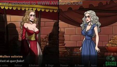 [Gameplay] Game of Whores ep 5 Dany x Cersei Rainha promete pole dance