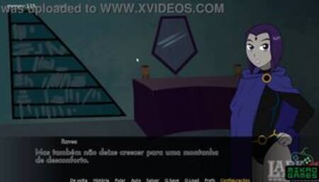 [Gameplay] Teen Titans ep XIII Fiquei olhando Raven sentar na Piroca de Borracha