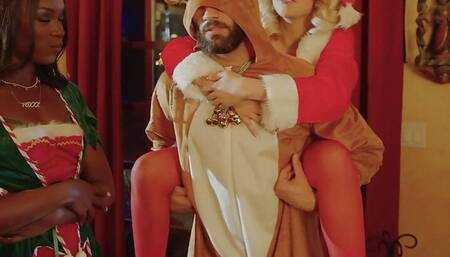 Wild Orgy At Santa's House