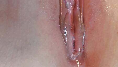 Teasing my wet pussy