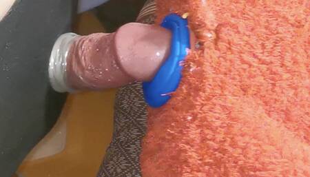 Solo boy fucking sextoy teddy bear pussy.