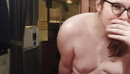 Cute transgirl tries not to laugh as her ass gets pounded by a 6" dick