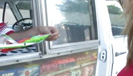 Alyssa Swallowed Big Dick and Fucked by Ice Cream guy
