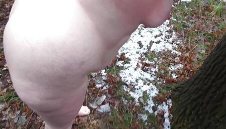 Complete naked hard titslapping before football sunday