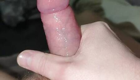 Fist time to cum with toy in ass - Cum on stomach
