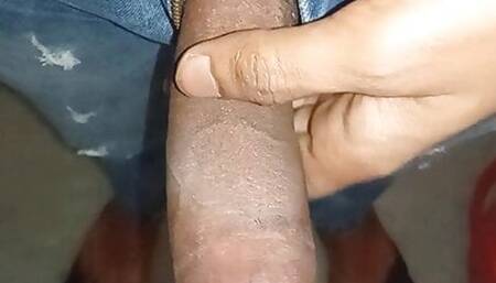 Big black cock. Of Indian guy