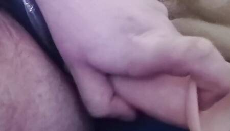 Double anal play with dildos