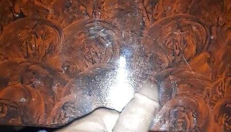 Teen boy jerking and cuming out again