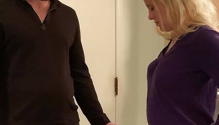 Stepmom welcomes home and pleases stepson