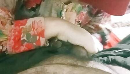 Maid drink cum, she's husband catch,share with me and stranger