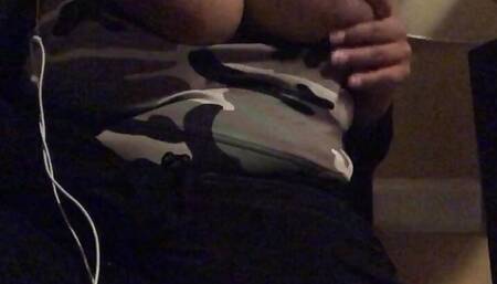 Playing with myself at a hotel for your enjoyment