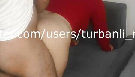 Doggy fucked the Muslim maid