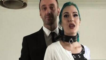 Naughty babe Alexxa Vice takes on two raging boners at once