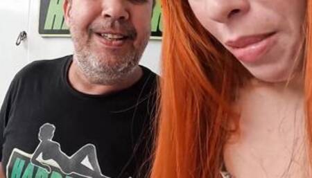 Direto de Goiania essa ruiva caiu aqui na Mansão e olha a putaria que virou