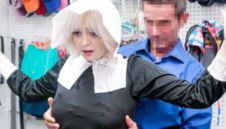 Innocent Amish Shoplifter Annie Archer Fucked