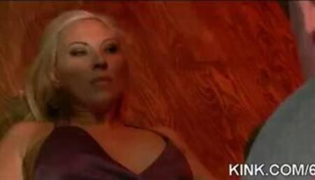 Busty hot sexy babe made into obedient slave - video 8