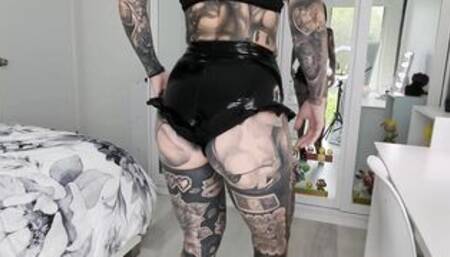 Black Leather Lingerie Try On Haul Melody Radford