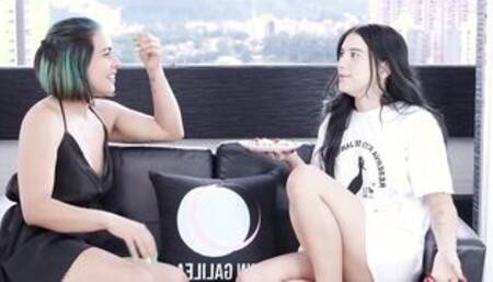 2 friends come together to finally plowed their roomie - Min Galilea Kylei Ellish - Three-Way