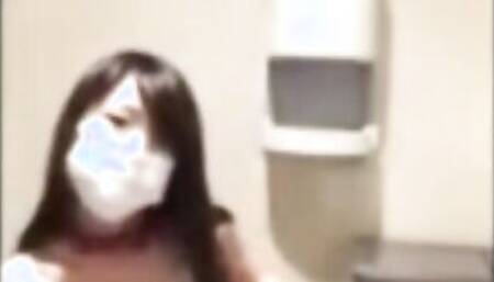 Japanese BDSM slut Yumi training herself.