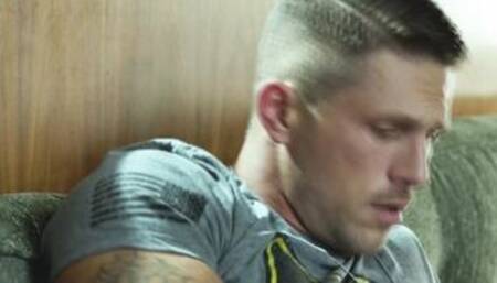 Homeless eighteen years old twink enlists to the army