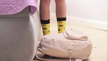 Fake Hostel - College school girl shamed when classmates catch him masturbating on an online class - but he then getting lucky and creampies his crazy sexy Hot best friend teenie