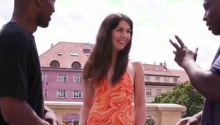 Homemade.com - Vulgar Nympho Katty West Takes 2 Dark Shatfs At Once!