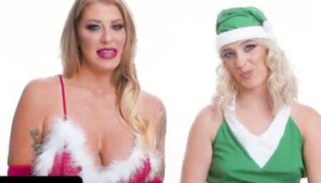 Merry FreeUse Christmas! Milf Stepmom Teaches Vulgar Stepson And Shy Step-Daughter How To Banged