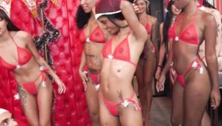 One Of A Kind MAMBO PERV's CHRISTMAS 2022 : Reverse gang bang 1on7 Sex Party (Pissing, anal, DAP, fisting, atm ) OB104