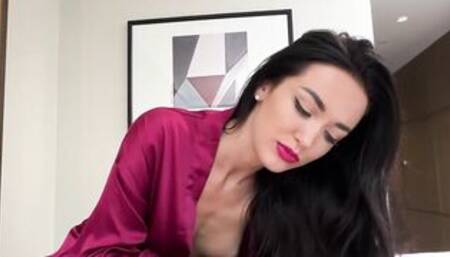 Czech Seductress Zuzu Sweet Rides Cock After POV Footjob