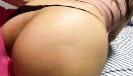 yummy gigantic booty hispanic is pounded by her best friend doggy style