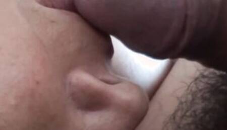 I put my dick inside my stepmother's mouth while she rests, she wakes up excited and blows me